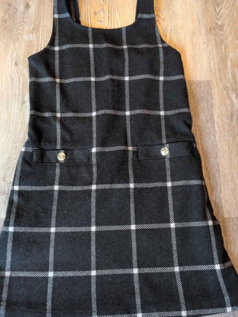 abercrombie kids Plaid Jumper Dress Size 7/8